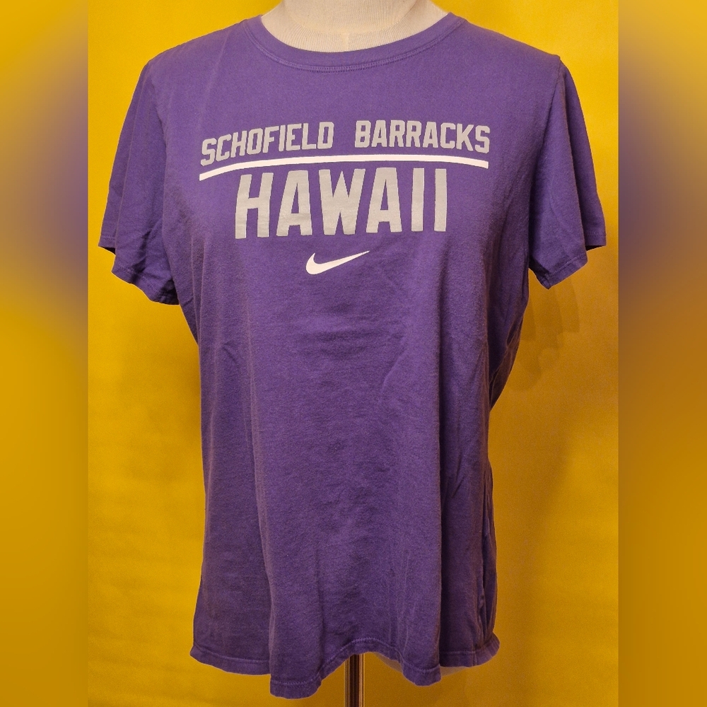 Nike Purple Schofield Barracks Hawaii Graphic Tee